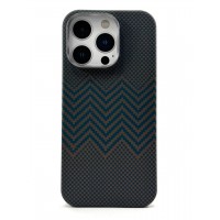 Чехол-накладка Carbon Ring MagSafe для iPhone 16 Pro (Серый)