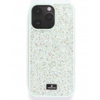 Чехол-накладка Swarovski для iPhone 14 Pro Max (зеленый)