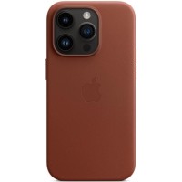 Накладка Leather Case Magsafe для iPhone 15 (Umber)