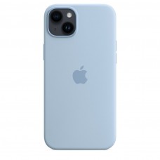 Накладка Silicone Case Magsafe для iPhone 14 Plus (Sky)