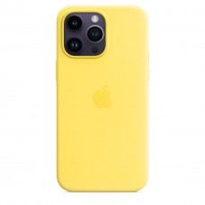 Накладка Silicone Case Magsafe для iPhone 14 Pro Max (Canary Yellow)