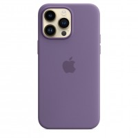 Накладка Silicone Case Magsafe для iPhone 14 Pro Max (Iris)