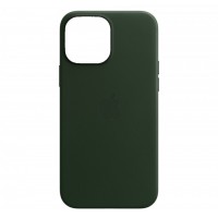 Накладка Leather Case Magsafe для iPhone 15 Pro (Cypress)