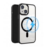 Чехол-накладка Clear Case MagSafe для iPhone 15 (Black)