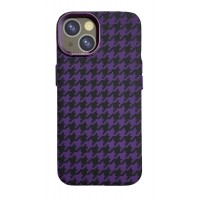 Чехол пластиковый Dgkamei MagSafe для iPhone 15 (Фиолетовый)