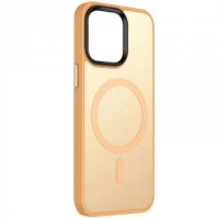 Чехол пластиковый MI CHOICE MagSafe для iPhone 13 Pro Max (Оранжевый)
