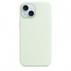Накладка Silicone Case Magsafe для iPhone 15 (Soft Mint)