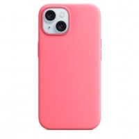 Накладка Silicone Case Magsafe для iPhone 15 (Pink)