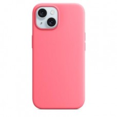 Накладка Silicone Case Magsafe для iPhone 15 (Pink)