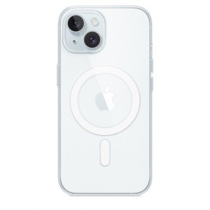 Накладка Clear Case MagSafe для iPhone 15 (прозрачный)