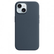 Накладка Silicone Case Magsafe для iPhone 15 (Storm Blue)