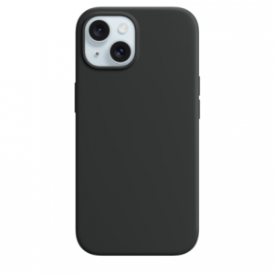 Накладка Silicone Case Magsafe для iPhone 15 (Black)