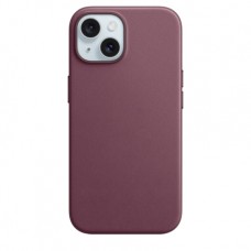 Накладка FineWoven Case Magsafe для iPhone 15 (Mulberry)