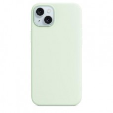 Накладка Silicone Case Magsafe для iPhone 15 Plus (Soft Mint)