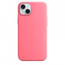 Накладка Silicone Case Magsafe для iPhone 15 Plus (Pink)