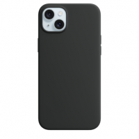 Накладка Silicone Case Magsafe для iPhone 15 Plus (Black)
