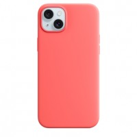 Накладка Silicone Case Magsafe для iPhone 15 Plus (Guava)