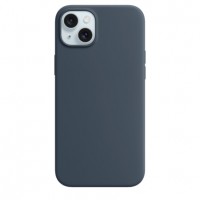 Накладка Silicone Case Magsafe для iPhone 15 Plus (Storm Blue)