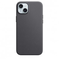 Накладка FineWoven Case Magsafe для iPhone 15 Plus (Black)