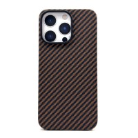 Чехол-накладка Carbon Ring MagSafe 1500D для iPhone 13 Pro (Коричневый)