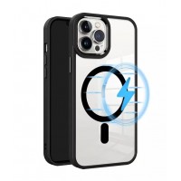 Чехол-накладка Clear Case MagSafe для iPhone 15 Pro Max (Black)