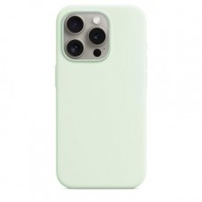 Накладка Silicone Case Magsafe для iPhone 15 Pro (Soft Mint)