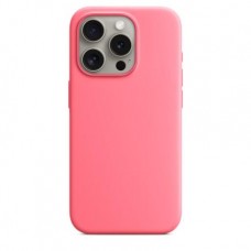 Накладка Silicone Case Magsafe для iPhone 15 Pro (Pink)