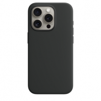 Накладка Silicone Case Magsafe для iPhone 15 Pro (Black)