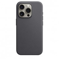 Накладка FineWoven Case Magsafe для iPhone 15 Pro (Black)