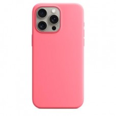 Накладка Silicone Case Magsafe для iPhone 15 Pro Max (Pink)
