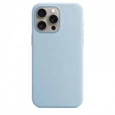 Накладка Silicone Case Magsafe для iPhone 15 Pro Max (Light Blue)