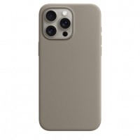 Накладка Silicone Case Magsafe для iPhone 15 Pro Max (Clay)