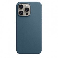 Накладка FineWoven Case Magsafe для iPhone 15 Pro Max (Pacific Blue)