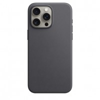 Накладка FineWoven Case Magsafe для iPhone 15 Pro Max (Black)