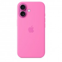 Накладка Silicone Case Magsafe для iPhone 16 (Peony)