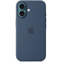 Накладка Silicone Case Magsafe для iPhone 16 (Denim)