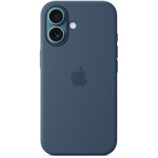 Накладка Silicone Case Magsafe для iPhone 16 (Denim)