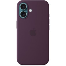 Накладка Silicone Case Magsafe для iPhone 16 (Plum)