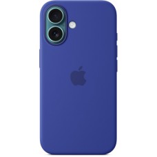 Накладка Silicone Case Magsafe для iPhone 16 (Ultramarine)