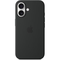 Накладка Silicone Case Magsafe для iPhone 16 (Black)