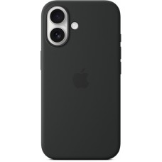 Накладка Silicone Case Magsafe для iPhone 16 (Black)