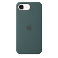 Накладка Silicone Case Magsafe для iPhone 16e (Lake Green)
