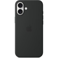 Накладка Silicone Case Magsafe для iPhone 16 Plus (Black)