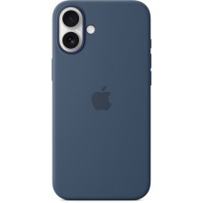 Накладка Silicone Case Magsafe для iPhone 16 Plus (Denim)