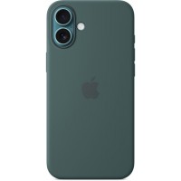 Накладка Silicone Case Magsafe для iPhone 16 Plus (Lake Green)