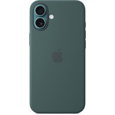 Накладка Silicone Case Magsafe для iPhone 16 Plus (Lake Green)