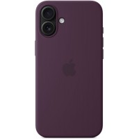 Накладка Silicone Case Magsafe для iPhone 16 Plus (Plum)