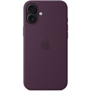 Накладка Silicone Case Magsafe для iPhone 16 Plus (Plum)