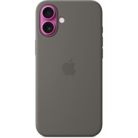 Накладка Silicone Case Magsafe для iPhone 16 Plus (Stone Gray)
