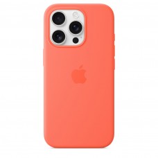 Накладка Silicone Case Magsafe для iPhone 16 Pro (Tangerine)